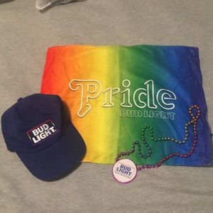 Bud light rainbow pride swag